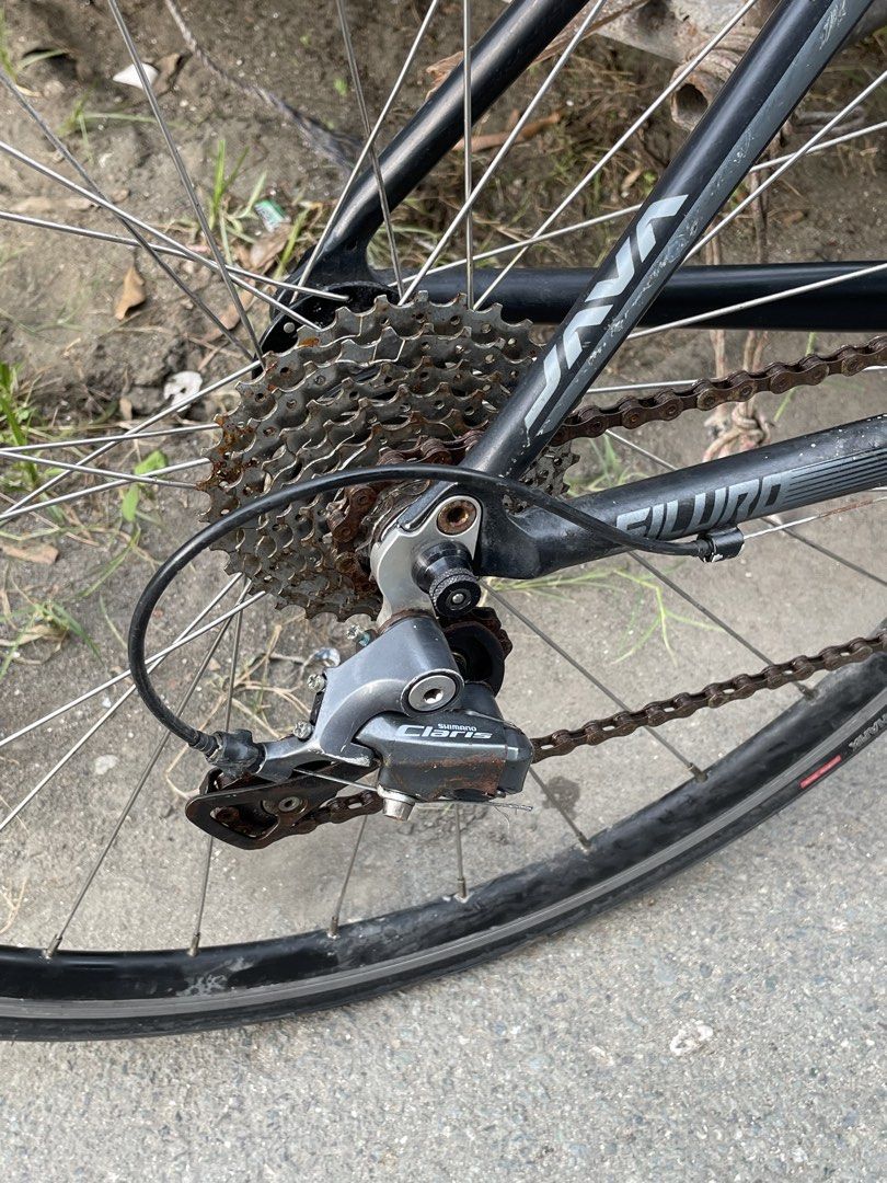 Java Sirulo 2 (Carbon Fork) (Category: Bicycles) located in Manila. Submitted by johngabrie07438 (Listing ID 1451553092, Image 3). Description: Frameset Java siluro 2 size 53 with carbon Fork (smooth weld) Groupset Claris sti 2by 8SR2000 Claris RD 8S R2000 Shimano 105 FD 2BY Claris Caliper R2000 front Meroca rear Claris Crankset R2000 105 BB Claris Cogs 8s Sealed Bearing Ryder USA Headset Felt hub 3 pawls F Hassns pro 6 pawls R OCR Giant Rimset F