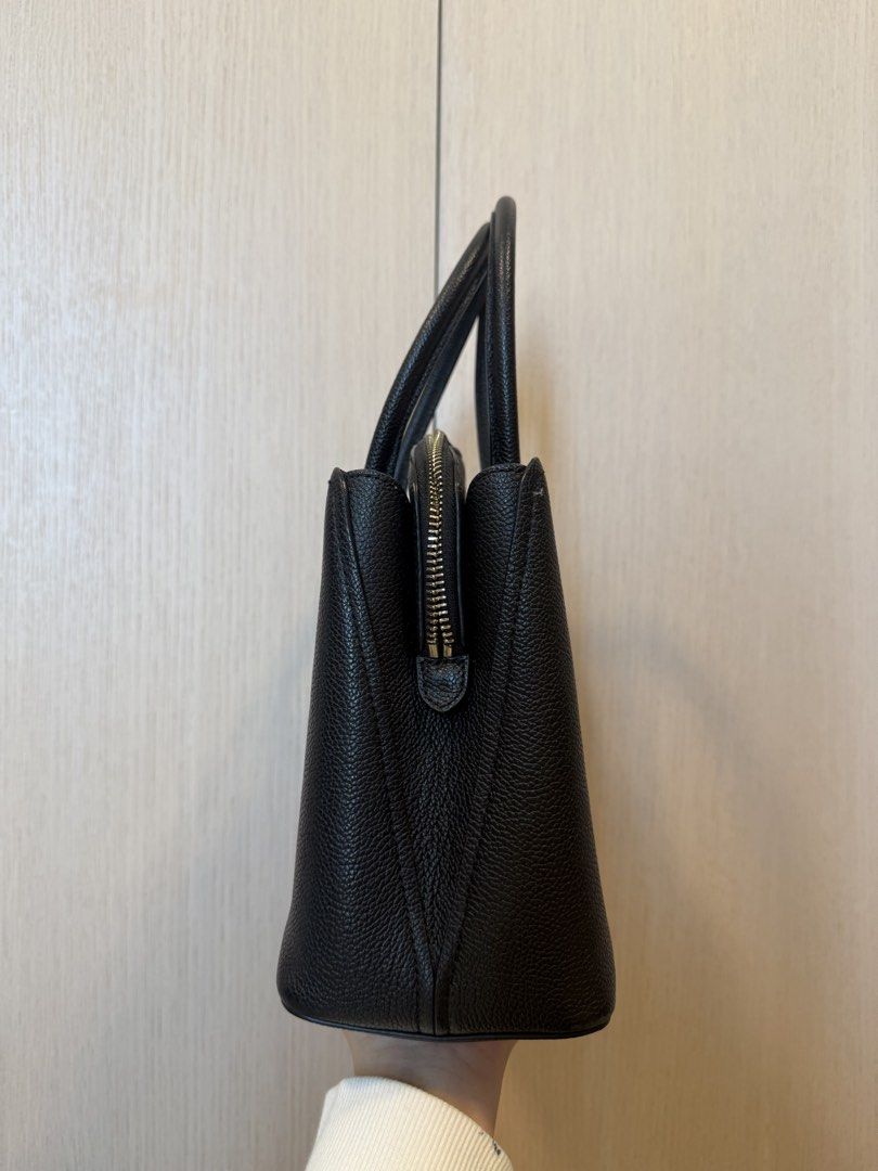 Kate Spade Margaux Medium Top Handle Bag (Category: Luxury Bags & Wallets) located in Caloocan City. Submitted by lovelunaa (Listing ID 1451611572, Image 3). Description: - black leather Kate Spade handbag - Classic top handle design - Secure zip closure on top - Adorable small heart charm detail - Structured base with protective metal feet - Ideal for everyday use - Ample interior space - with long strap - with minor marks, see photo.