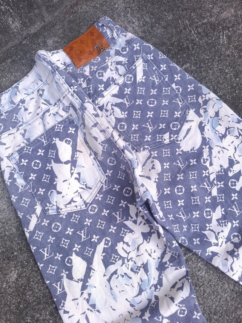 Louis Vuitton Floral Monogram Pants - Size:30 (OFF) (Category: Luxury Apparel) located in Manila. Submitted by bonaobrag55538 (Listing ID 1451541668, Image 3). Description: - Louis Vuitton floral monogram pants - Size: 30x39x8 - Condition: Excellent, no issues - Features a unique floral print over the classic LV monogram - A great statement piece for your wardrobe.