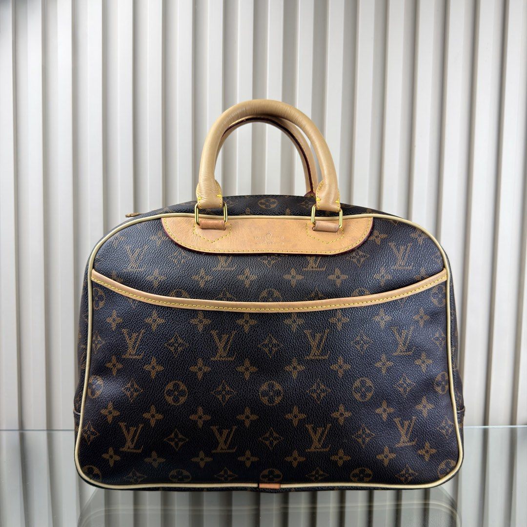 Louis Vuitton Monogram deauville Handbag (Category: Luxury Bags & Wallets) located in Pasig City. Submitted by trendapparelph (Listing ID 1451591270, Image 1). Description: - Classic Louis Vuitton Speedy 30 - Monogram canvas - Made in France - Leather trim and handles - Zipper closure - Timeless and versatile design - Ideal for daily use or travel - Shows some signs of wear on leather and canvas - Overall a well-loved, authentic piece -kindly sel