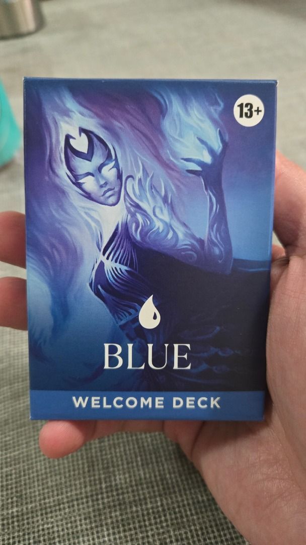 Magic The Gathering Blue Welcome Deck 2024 (Category: Card Packs) located in Quezon City. Submitted by thegame01 (Listing ID 1451641393, Image 1). Description: Magic: The Gathering 2024 Blue Welcome Deck brand new for only P400. Two 30-card decks (blue vs green) unsealed for vlogging only; not played with. This deck is in Brisbane but will arrive in the Philippines this December. Then the buyer can have it picked up from our place in QC. Payment 