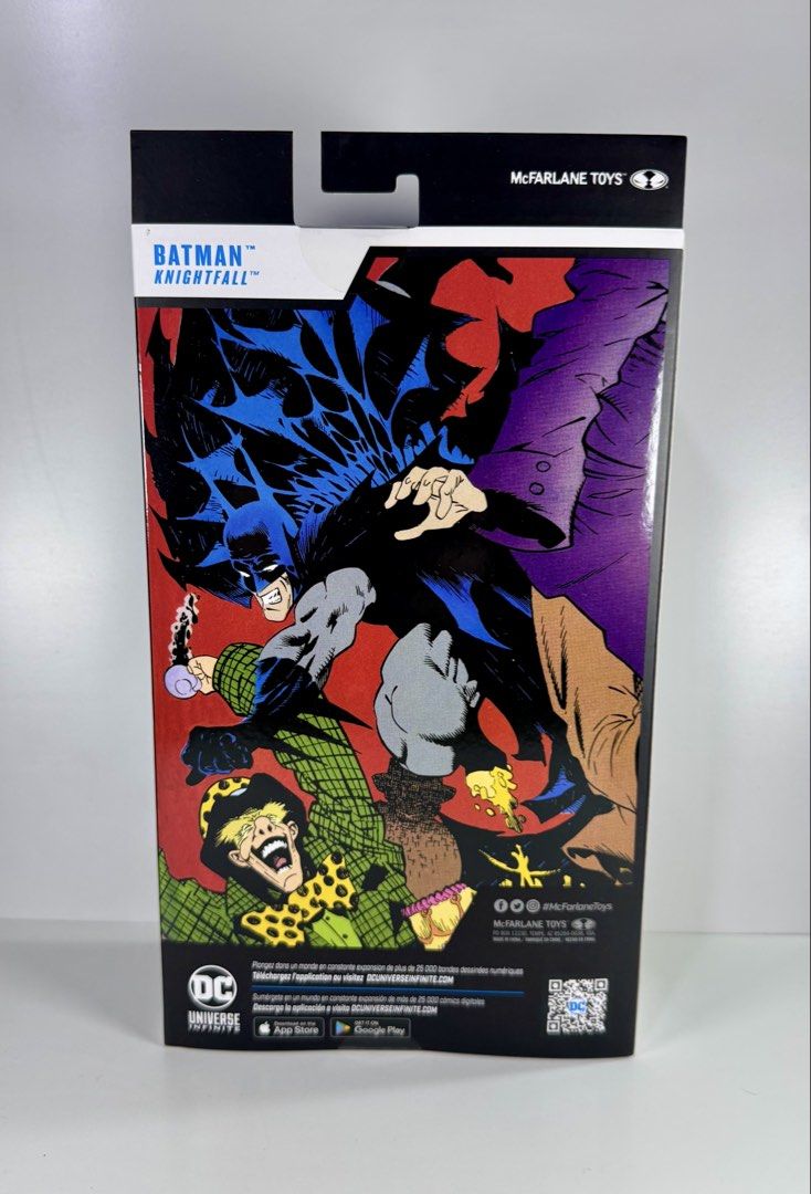 McFarlane DC Multiverse “Batman : Knightfall” Action Figure (Category: Figurines & Statues) located in Quezon City. Submitted by john90667 (Listing ID 1451693994, Image 2). Description: For Sale: McFarlane DC Multiverse “Batman : Knightfall” Action Figure Actual photos posted — what you see is what you get. Key Details: • 100% Authentic & Collector’s Item • Rare, mint, sealed, excellent condition — no restock • Perfect for DC/MCF collectors Terms