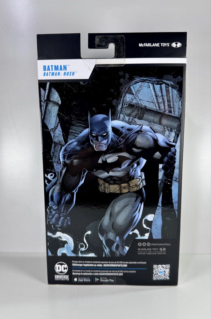 McFarlane DC Multiverse “Batman Hush- Black and Grey” Action Figure Variant (Category: Figurines & Statues) located in Quezon City. Submitted by john90667 (Listing ID 1451694063, Image 2). Description: For Sale: McFarlane DC Multiverse “Batman Hush- Black and Grey” Action Figure Variant Actual photos posted — what you see is what you get. Key Details: • 100% Authentic & Collector’s Item • Rare, mint, sealed, excellent condition — no restock • Per