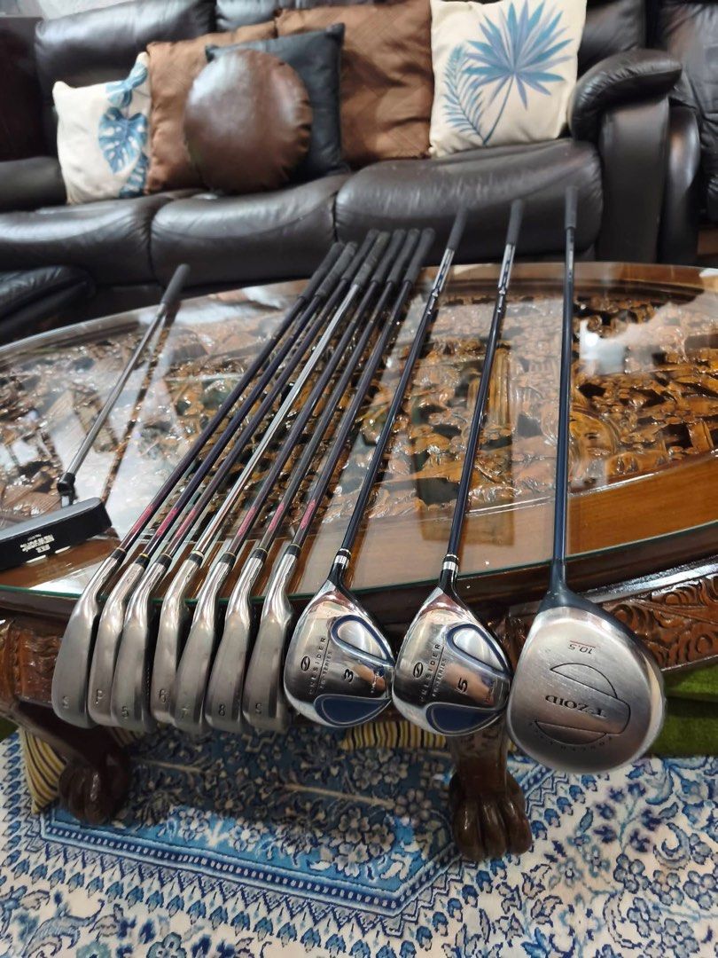 Mizuno Tour Big Golf Set (Category: Golf) located in Paranaque City. Submitted by chips24 (Listing ID 1451540207, Image 2). Description: For Sale Mizuno Set ° Mizuno Tour Big R flex graphite shaft irons °Onesider 3&5 woods °Mizuno Tzoid Driver °Mizuno Bag inlcuded for only 13.8K pick up Bf Paranaque free shipping within MM..