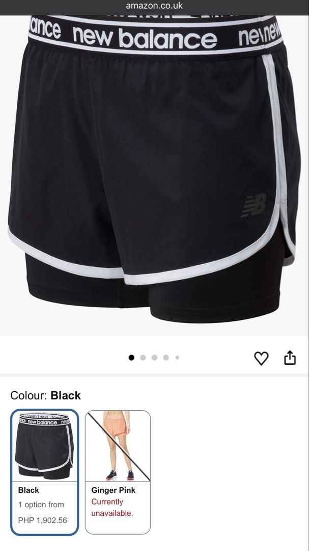 New Balance Black Running Shorts (Category: Shorts) located in Alicia. Submitted by wangsobased (Listing ID 1451519314, Image 2). Description: negotiable running shorts with liner! good as new. used once by owner. rfs: declutter waist 28-32 add sf!.
