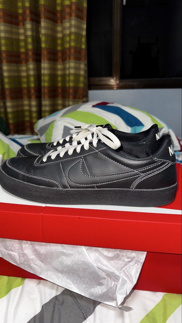 Nike Killshot 2 - "Phantom" (Category: Sneakers) located in Manila. Submitted by yazcg (Listing ID 1451674718, Image 3). Description: Nike Killshot 2 - "Phantom" - used less than 10 times, never used during rainy days - no issues but creases on toe box - needs wiping from dust but overall like new - shipping to be shouldered by buyer - if meetup - Makati (legazpi, salcedo or glorietta area), sm bicutan, sm bf - shoebox is a replacement box - RFS:
