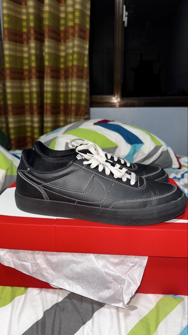 Nike Killshot 2 - "Phantom" (Category: Sneakers) located in Manila. Submitted by yazcg (Listing ID 1451674718, Image 1). Description: Nike Killshot 2 - "Phantom" - used less than 10 times, never used during rainy days - no issues but creases on toe box - needs wiping from dust but overall like new - shipping to be shouldered by buyer - if meetup - Makati (legazpi, salcedo or glorietta area), sm bicutan, sm bf - shoebox is a replacement box - RFS: