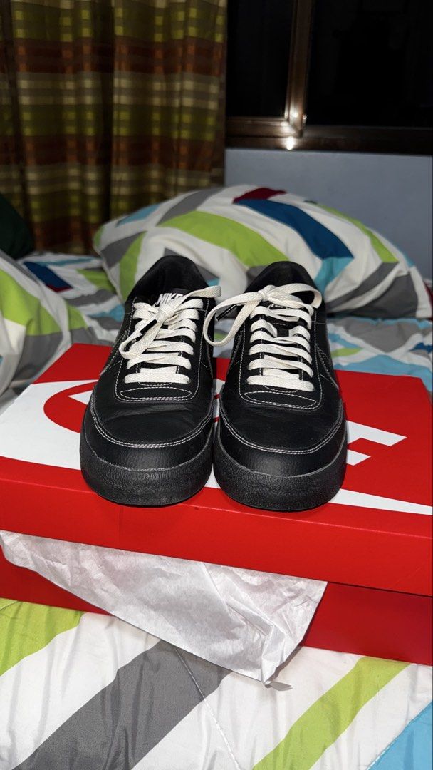 Nike Killshot 2 - "Phantom" (Category: Sneakers) located in Manila. Submitted by yazcg (Listing ID 1451674718, Image 2). Description: Nike Killshot 2 - "Phantom" - used less than 10 times, never used during rainy days - no issues but creases on toe box - needs wiping from dust but overall like new - shipping to be shouldered by buyer - if meetup - Makati (legazpi, salcedo or glorietta area), sm bicutan, sm bf - shoebox is a replacement box - RFS:
