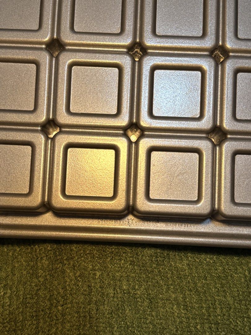 Nordic Ware (Square Pan Mold) (Category: Bakeware) located in Manila. Submitted by georgethjafine (Listing ID 1451687541, Image 3). Description: THERE ARE 8 PIECES IN TOTAL = 8K TAKE ALL 5,500 for 4 PIECES 1,800 FOR ONLY ONE PIECE - Nordic Ware Brownie Bites Pan - Makes 16 individual square brownies - Non-stick surface for easy release - Perfect for parties and snacks - Easy to use and clean - Made in USA.