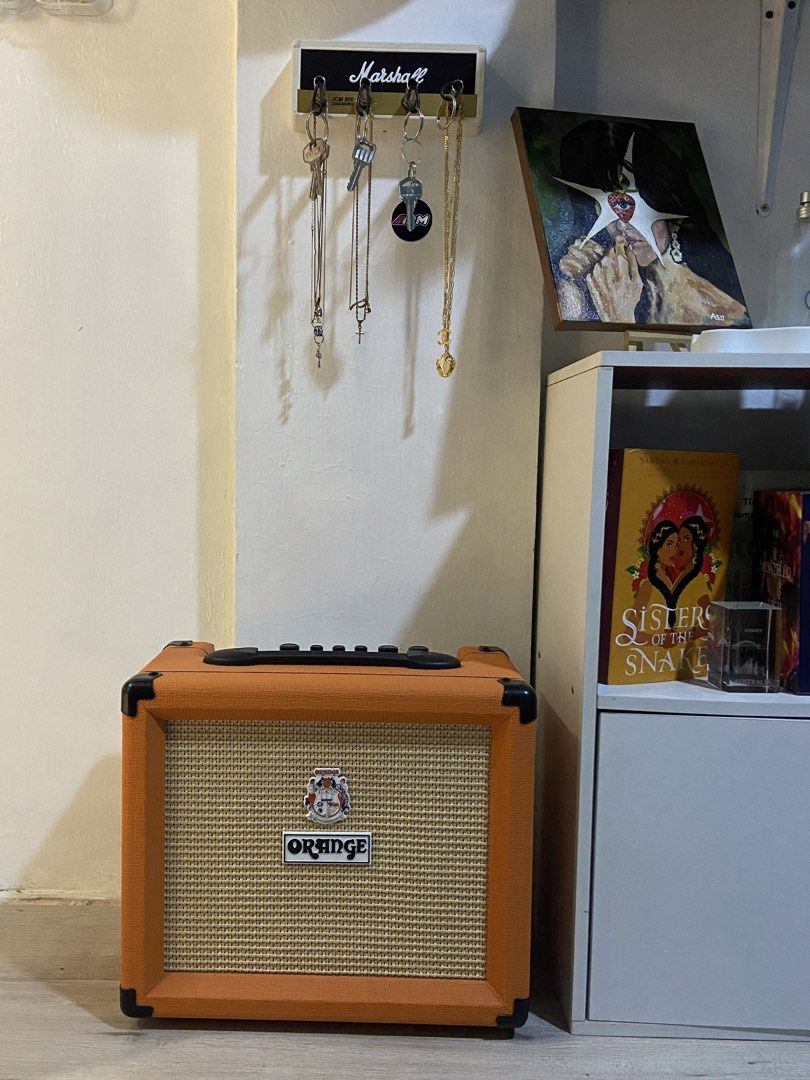 RUSH! Orange Crush 20RT Guitar Amplifier (Category: Soundbars, Speakers & Amplifiers) located in Manila. Submitted by heat_treats (Listing ID 1451563607, Image 1). Description: •1 month old only (never really used it much, 2 times home practice lang) •Originally bought it for P11k •Brand new condition! •No issue at all — it’s brand new condition!! Inclusions: With box and everything that comes with it 😊 •w/ built-in Reverb + Tuner RFS: i have ot