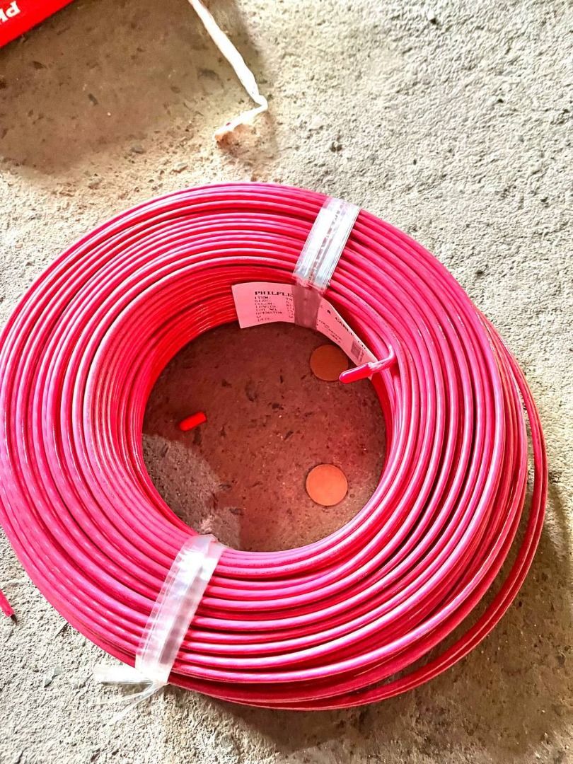 Philflex thhn wire Size : 38mm2 red (Category: Everything Else Others) located in Manila. Submitted by joeyroque09 (Listing ID 1451604659, Image 2). Description: Philflex thhn wire Size : 38mm2 red price : 670/meter .