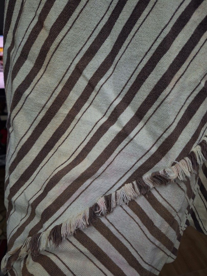 Plains & Prints Striped Dress Size 8 (Category: Dresses) located in Antipolo. Submitted by blueverly (Listing ID 1451520355, Image 3). Description: - Brand: Plains & Prints - Style: Striped Dress - Colors: Cream and Brown - Features: Fringed hem - Size: L (Philippine sizing), EUR 12, USA 8 - Occasion: Ideal for casual wear - With light pink stains.
