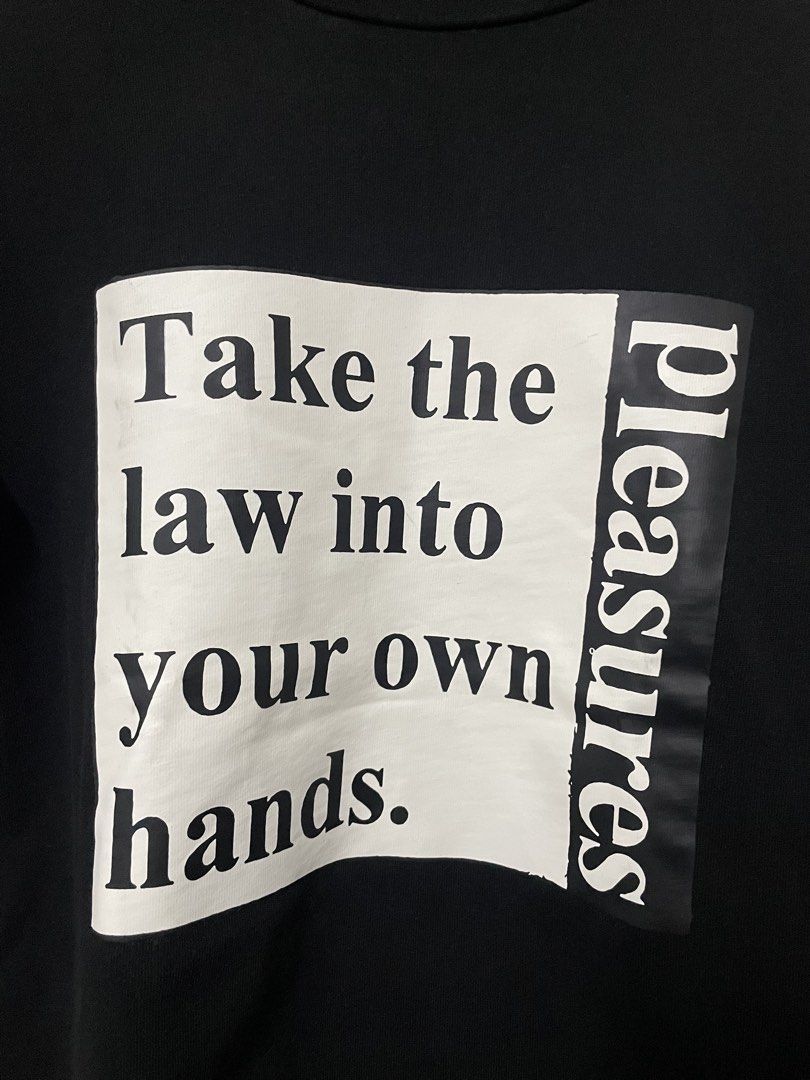 Pleasures Lawless Heavyweight Shirt (Category: Tshirts & Polo Shirts ) located in Taguig. Submitted by uppcyclee (Listing ID 1451678404, Image 3). Description: FOR SALE: Pleasures Lawless Heavyweight Shirt Size Small (18.5 width x 25 length) Excellent condition Loc: Taguig / Bulacan Can do same-day shipping within Metro.