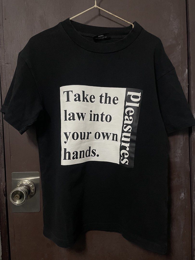 Pleasures Lawless Heavyweight Shirt (Category: Tshirts & Polo Shirts ) located in Taguig. Submitted by uppcyclee (Listing ID 1451678404, Image 2). Description: FOR SALE: Pleasures Lawless Heavyweight Shirt Size Small (18.5 width x 25 length) Excellent condition Loc: Taguig / Bulacan Can do same-day shipping within Metro.