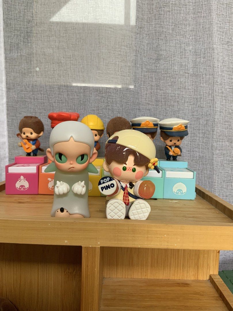 Pop mart blinbox figure bundle - popino, (Category: Designer & Blind Box Toys) located in Quezon City. Submitted by tripletales (Listing ID 1451635550, Image 1). Description: - monchis not included! - breaking bundles accepted! - no box! .