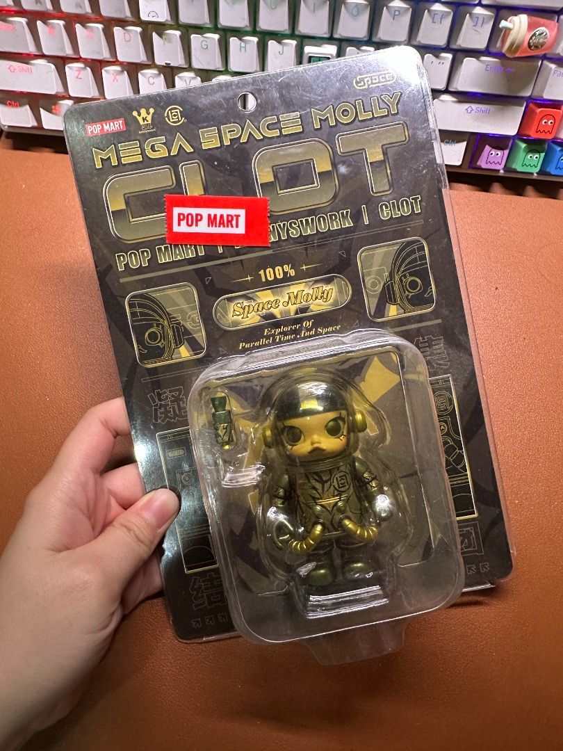 Pop Mart Mega Space Molly 100% x CLOT Action Figure (Category: Designer & Blind Box Toys) located in Paranaque City. Submitted by searchisover (Listing ID 1451600624, Image 1). Description: - Authentic Mega Space Molly 100% figure - Exclusive CLOT collaboration - Brand new, sealed in original packaging - Highly sought-after collectible for fans of Molly and CLOT #PopMart #SpaceMolly #CollectorsItem.