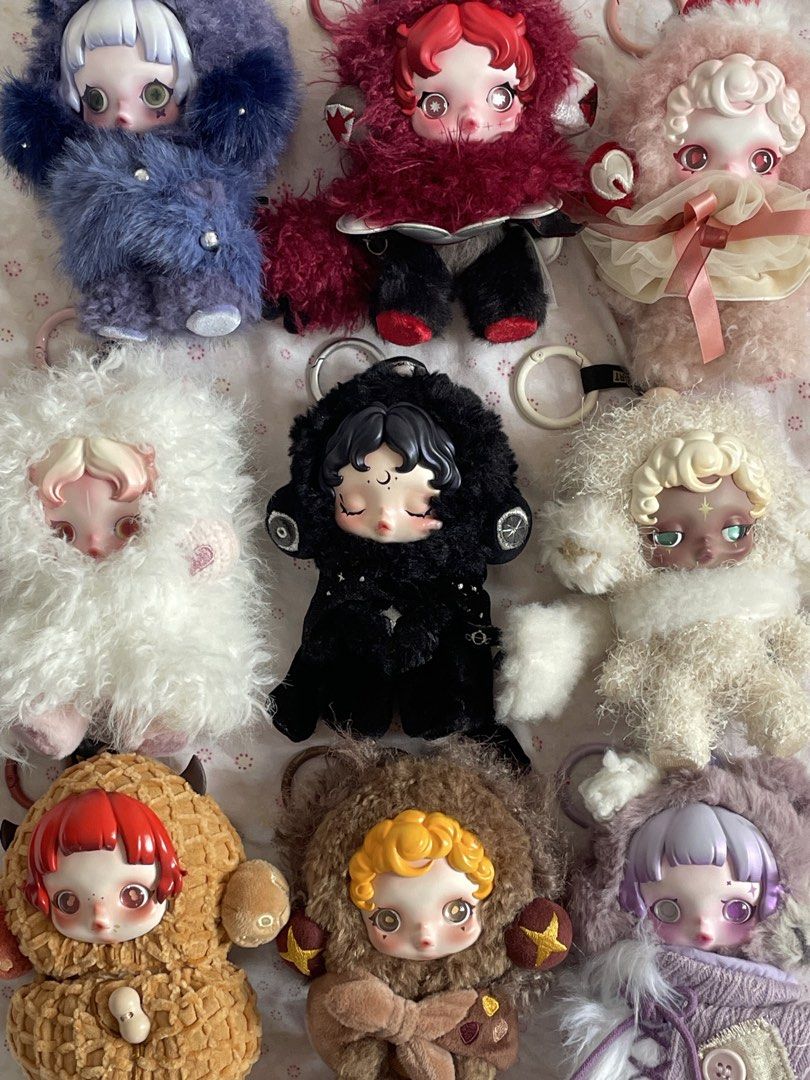 POP MART Skullpanda You Found Me! Series (Full Set) - check description (Category: Designer & Blind Box Toys) located in Cavite. Submitted by pe0na (Listing ID 1451615070, Image 2). Description: Plush keychains only. Boxes and cards NOT included. ❌ SOLD: Darkness, Cerberus Pricing: • ₱1,200 EACH for Chomp, Moldy Muffin, Darkness, Cerberus, & Ratty Bear • 800 EACH for the rest 🌟 prio getting 2 or more ! Reason for selling: Decluttering.