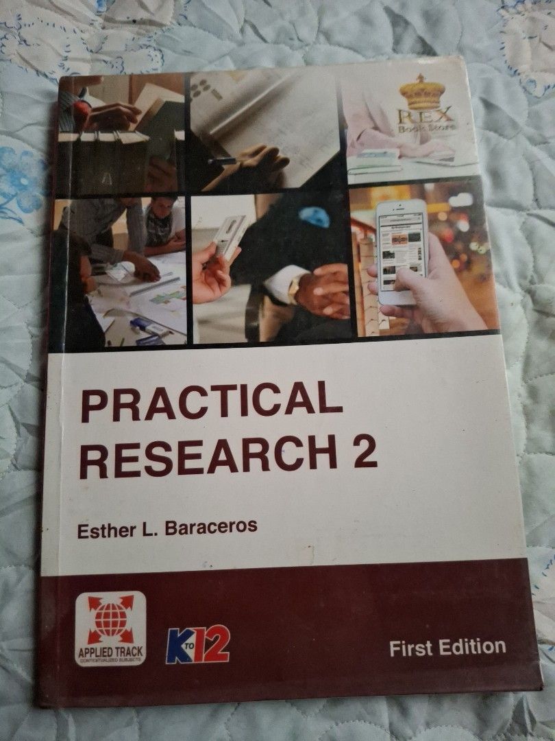 Practical Research 2 (Category: Textbooks) located in Caloocan City. Submitted by haydee88 (Listing ID 1451598288, Image 1). Description: 🍒no writings 🍒with plastic cover.