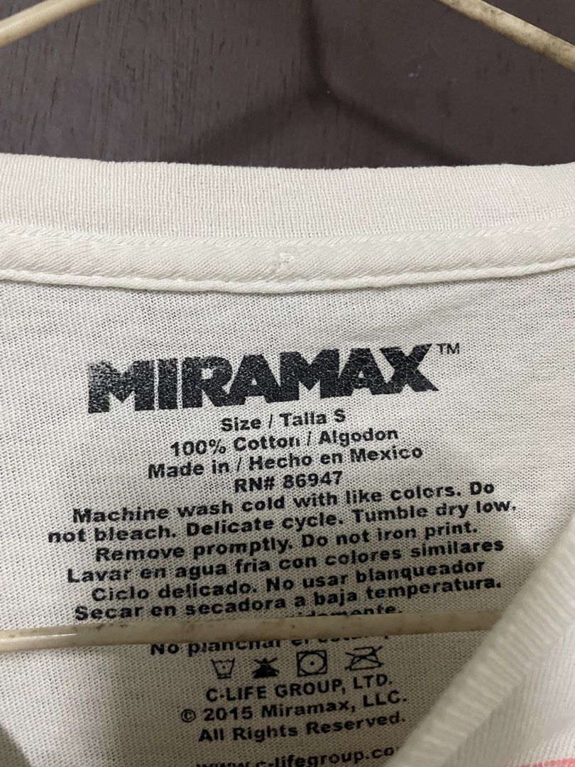 Pulp Fiction Miramax Shirt (Category: Tshirts & Polo Shirts ) located in Taguig. Submitted by uppcyclee (Listing ID 1451676565, Image 3). Description: FOR SALE: Pulp Fiction Miramax Shirt Size Small (16.5 width x 26.5 length) Good condition Loc: Taguig / Bulacan Can do same-day shipping within Metro.