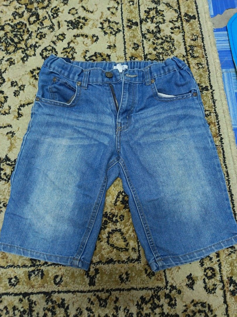 Pumpkin Patch Kids Denim Shorts (Category: Babies & Kids Fashion) located in Shah Alam. Submitted by aienmiziey2010 (Listing ID 1451666058, Image 1). Description: - Classic blue denim shorts for kids - Comfortable elastic waistband - Traditional five-pocket design - Front zip and button closure - Ideal for everyday casual wear - Easily pairs with t-shirts and tops.