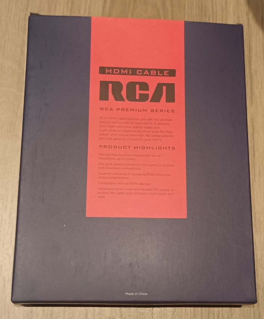 RCA Premium HDMI 4K （分類：電腦線、轉接線及轉換器）位於 Hong Kong。 由 ju_judy 提交（商品編號 1451595481，圖片 1）。簡介： 。
