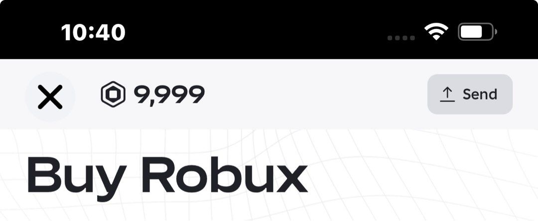 Robux instant via transfer (read desc) (Category: Game Gift Cards & Accounts) located in Sibu. Submitted by ilove.milktea (Listing ID 1451539458, Image 1). Description: - instant no need wait 5days - RM3.50/100robux - RM35/1000robux.
