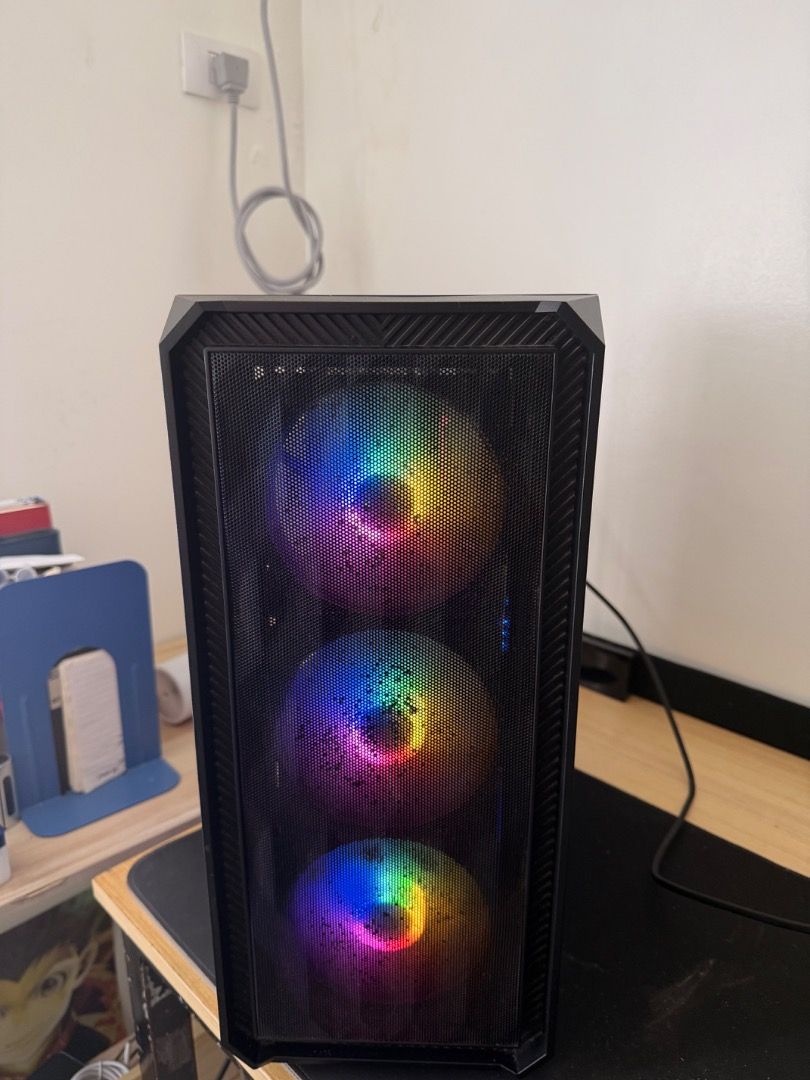 RTX 3060 FULL PC SETUP (Category: Desktops) located in Caloocan City. Submitted by johncarlol23038 (Listing ID 1451620270, Image 3). Description: PC Specs: * Ryzen 5 5600G * RTX 3060 12GB * 16GB RAM * 1TB Storage Included: * Acer VG240Y 165Hz Monitor * Royal Kludge L75 (Tri-Mode) * Glorious Model O Wired * Maono Condenser Microphone * FREE Mouse Pad Issues: * PC case is missing the glass side panel. * Original boxes are not available. Can be test