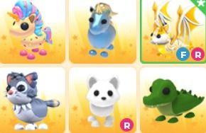 Selling ADM pets (price in desc) (Category: In-Game Products) located in Kuala Lumpur. Submitted by mbvun (Listing ID 1451651236, Image 1). Description: Candicorn:RM14 FBD:22 Diamond Uni:RM1 Arctic Fox:RM10 Crocodile:RM20 take all:rm50.
