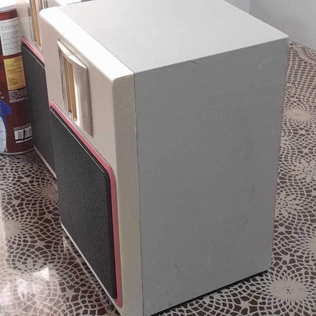 Sharp Speakers Pair (Category: Soundbars, Speakers & Amplifiers) located in Las Pinas. Submitted by 84vintage (Listing ID 1451556222, Image 2). Description: tested working and works great for your vintage setup. 16 cm driver, 8-ohm impedance, and a maximum power input of 8 Watts. Actual photos posted. Please examine them carefully as they are part of the description. --📌 MUST READ Before Dealing with us 📌-- ⚠️Price is posted. No lowballs please