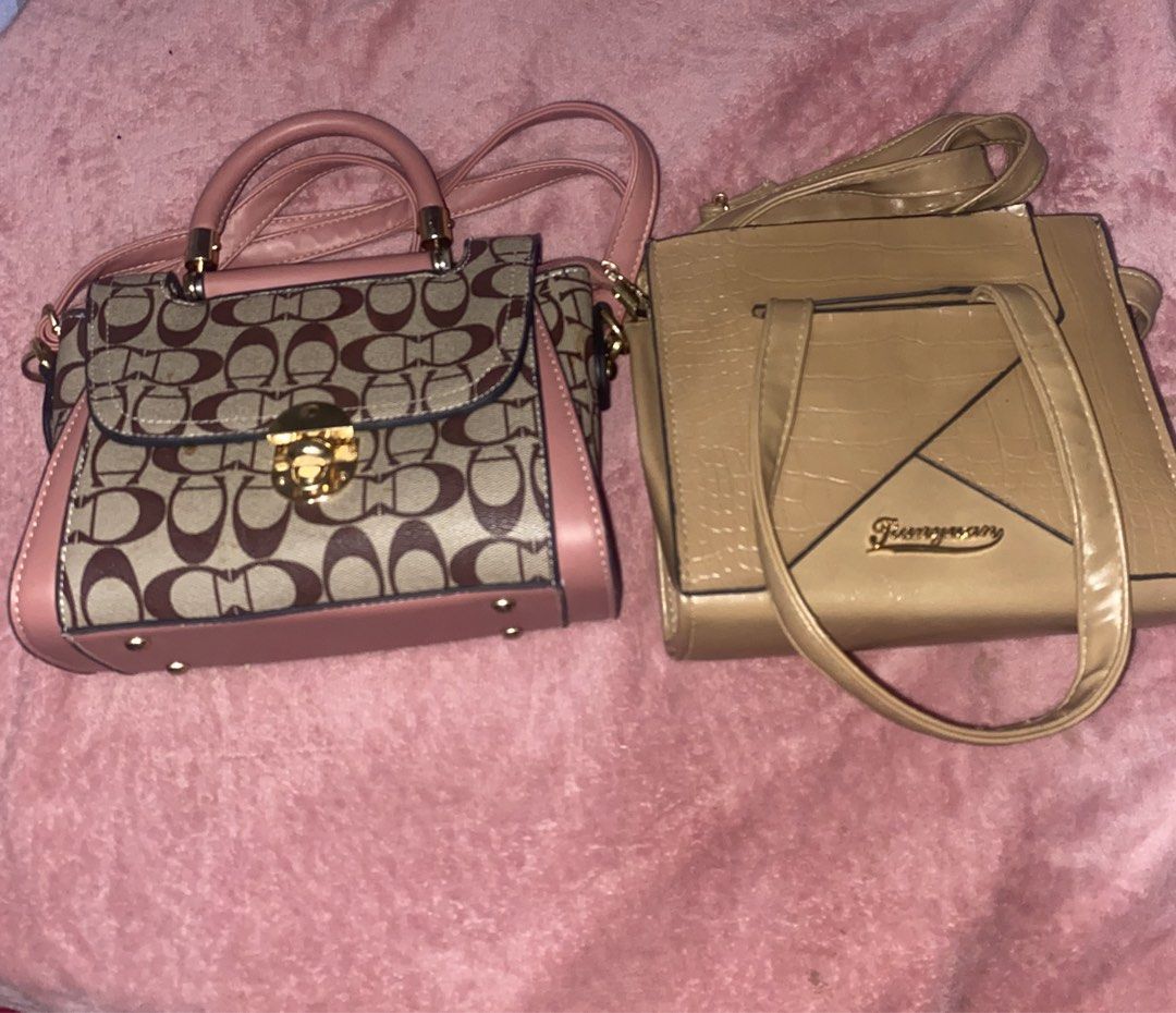 sling bags set (Category: Cross-body Bags) located in Manila. Submitted by wellovedbysa (Listing ID 1451556460, Image 1). Description: - bought in UAE - orig price for both was around 500+ each - barely used, used during events only - rfs: decluttering - negotiable dm for offers 💌.