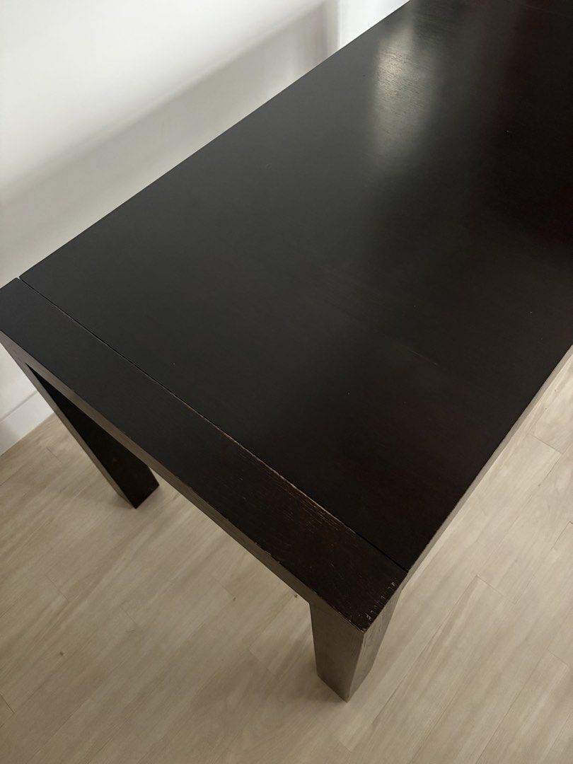 Solid Wood Extendable Dining Table （分類：桌子）位於 Hong Kong。 由 goldenforest.1b53d0 提交（商品編號 1451698595，圖片 3）。簡介： Great quality, custom made solid wood dining table, extendable from 150cm to 190cm. L 150 (190) x W 80 x H 75 cm Collection from Kennedy Town - can help arrange delivery if needed.。