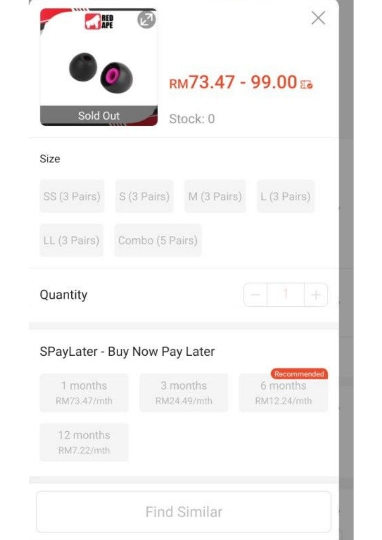Spinfit Neo and Final Type E Ear Tips (Category: Earphones) located in Pulau Langkawi. Submitted by redcoco20072100 (Listing ID 1451629992, Image 2). Description: - Brand: Spinfit Neo and Final Type E - Product Type: Ear Tips - Available Sizes: Spinfit Neo XL, Final Type is M - Condition: Lightly used - Benefit: Improved comfort, fit, and sound isolation for your earbuds -Just chat me and Nego for price.