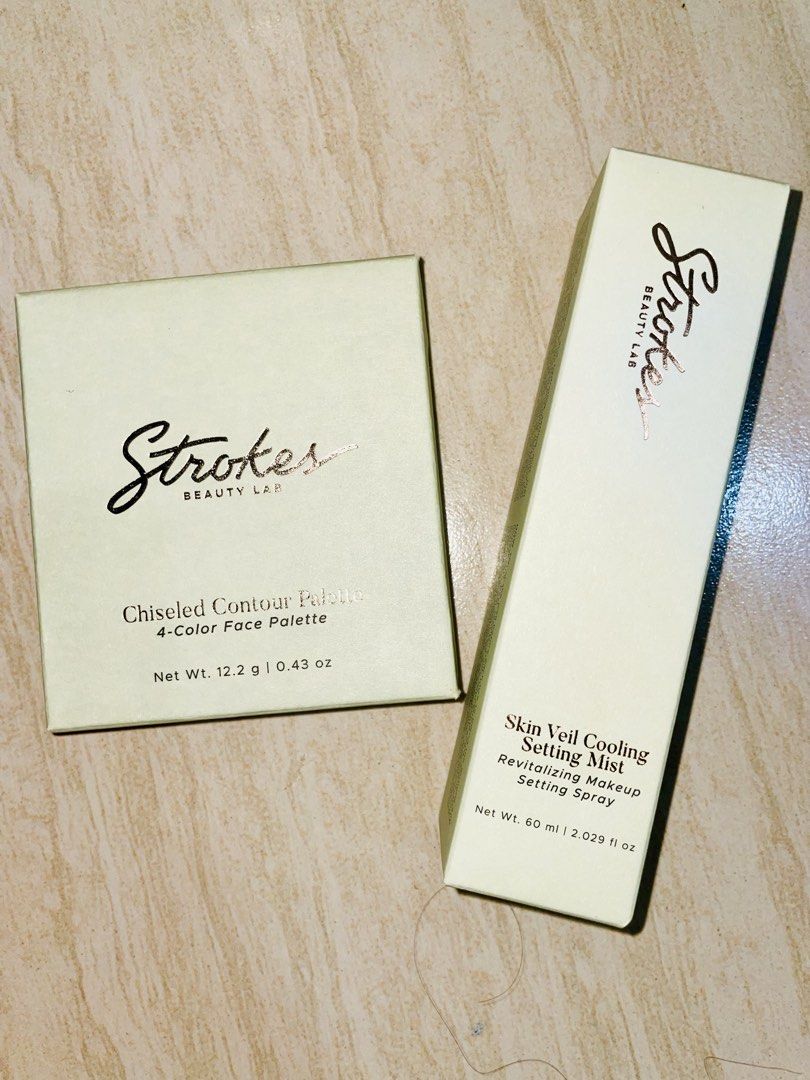 Strokes Palette and Setting Spray Makeup Bundle Brand new (Category: Makeup) located in Rizal. Submitted by massivedecluttering (Listing ID 1451557327, Image 1). Description: one setting spray and one palette .