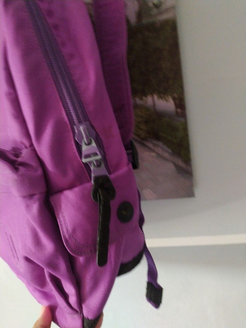 Superdry Backpack Purple (Category: Backpacks) located in Manila. Submitted by timtam04 (Listing ID 1451602752, Image 2). Description: this item includes in buy1take1 items - Superdry purple backpack - Features a black patch on the front - Secure zipper closure - Made in Vietnam - British Design, Spirit of Japan - Ideal for school or everyday use.