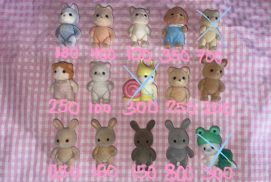 Sylvanian Families Toddlers (Category: Kids Toys) located in Tuba. Submitted by pinkpicker (Listing ID 1450449877, Image 1). Description: .