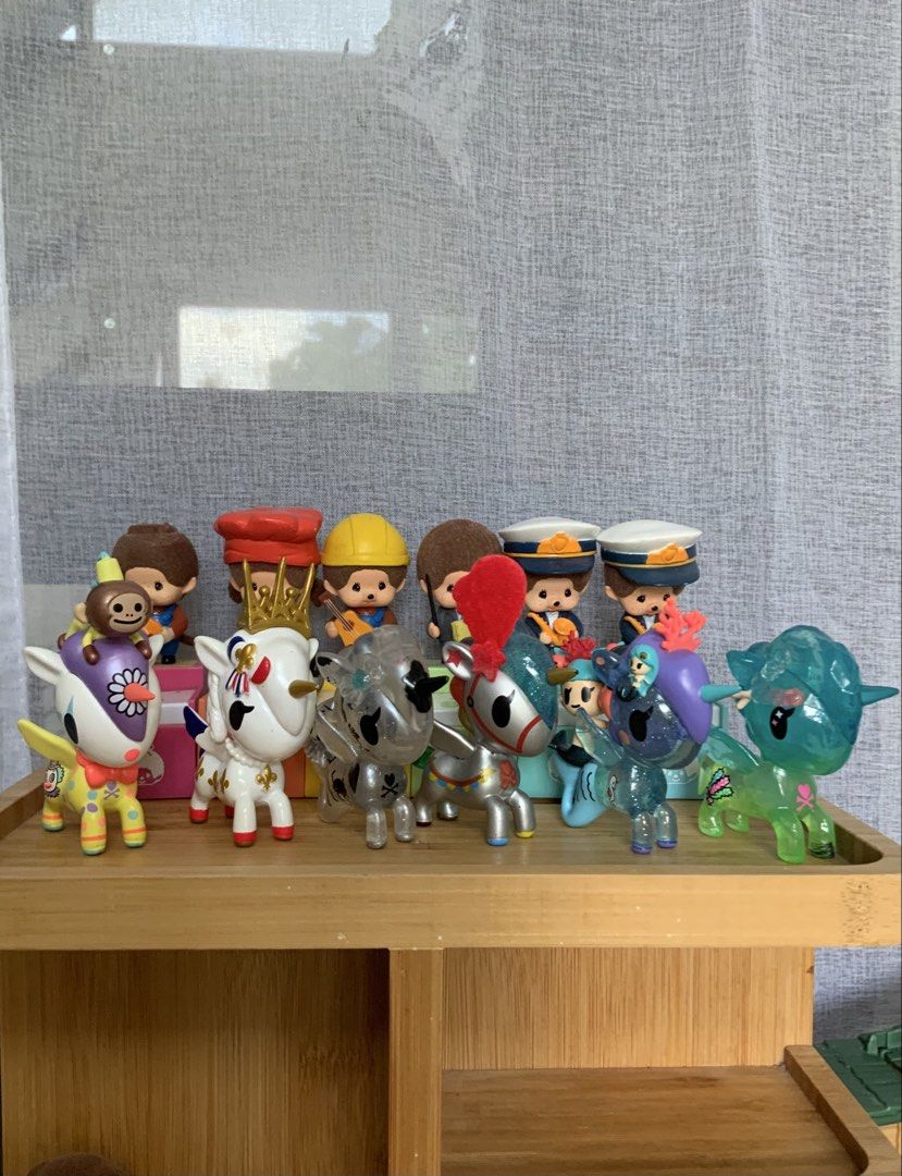 Tokidoki Unicorn Blind Box Figures Lot/Bundle (Category: Designer & Blind Box Toys) located in Quezon City. Submitted by tripletales (Listing ID 1451633688, Image 1). Description: -MONCHICHIS ARE NOT INCLUDED -spent 3.8k on all of these HUHU -Can be sold separately .