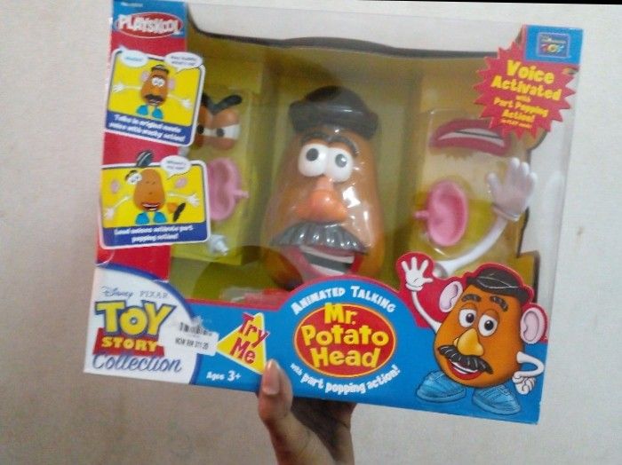 Toy Story Mr. Potato Head signature (Category: Toys & Games) located in Shah Alam. Submitted by rickyjustin43 (Listing ID 1451615637, Image 1). Description: -toy story signature Mr. Potato Head from Toy Story Collection. - misb new white logo - Comes with various accessories for endless customization. - Recommended for ages 3 and up. - Perfect for all Toy Story fans!.