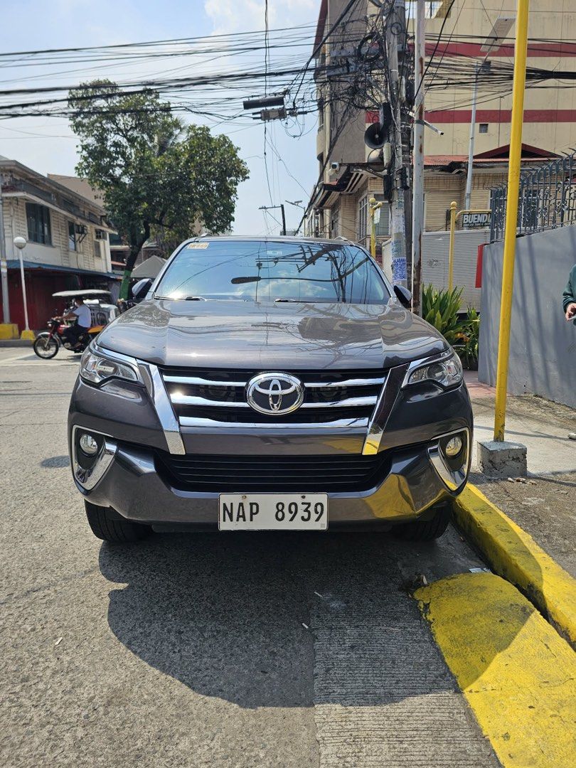Toyota Fortuner 2.7 Auto (Category: Used Cars) located in Paranaque City. Submitted by justen.justen (Listing ID 1451541900, Image 2). Description: 2018 Toyota Fortuner – Well Maintained | Ready for Use Selling our 2018 Toyota Fortuner in good running condition. Regularly maintained and used primarily for family trips. Details: - No flood history - Yearly preventive maintenance performed - Active and valid insurance - CASA-maintained for the firs