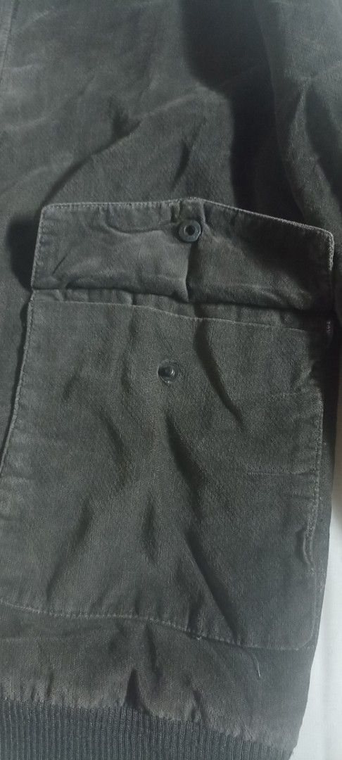 Vintage XLARGE Corduroy Utility Workwear Jacket. (Category: Coats, Jackets and Outerwear) located in Manila. Submitted by jamnthrifthings (Listing ID 1451545176, Image 3). Description: - Stylish Bomber Jacket - Good Condition. -Size S on Tag(Fit to Medium)|Dimes: 22¼W x 27L - Features A Convenient YKK Zip-Up Front - Includes Secure Buttoned Pockets - Ribbed Cuffs And Hem For A Comfortable Fit - Ideal For Everyday Casual Wear - Negotiable for Sure