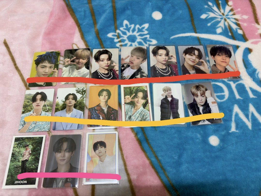 WTS TREASURE PHOTOCARDS (Category: K-Wave) located in Seremban. Submitted by flowerJiWooo (Listing ID 1451670881, Image 1). Description: ❤️rm10 each 💛rm5 each 🩷rm1 each Exclude postage 8wm/15em.