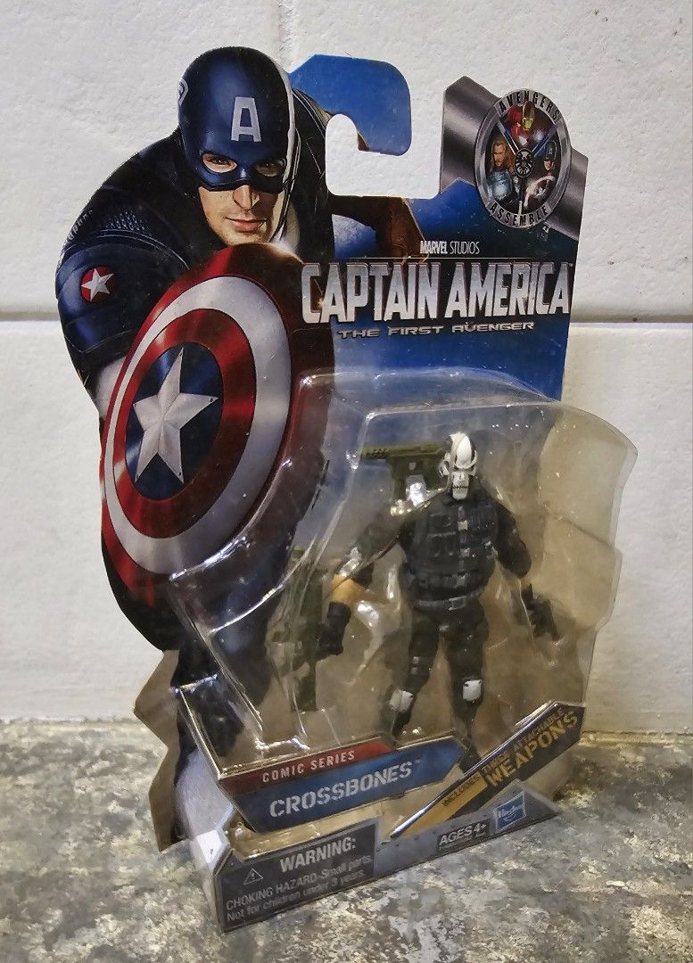 3.75" CROSSBONES - 2011 Hasbro Marvel Studios Captain America Series (Category: Figurines & Statues) located in Quezon City. Submitted by charliebrown_olx (Listing ID 1451838497, Image 2). Description: MARVEL UNIVERSE, AVENGERS, WINTER SOLDIER • New, Factory Sealed • Near-Mint Card, WYSIWYG • Sorry Last Price Already ▪︎ Pickup only at Obudan St Brgy Manresa QC (D.Tuazon St/Banawe St) ▪︎ Shipping thru J&T only ▪︎ GCash Payment TFL!.