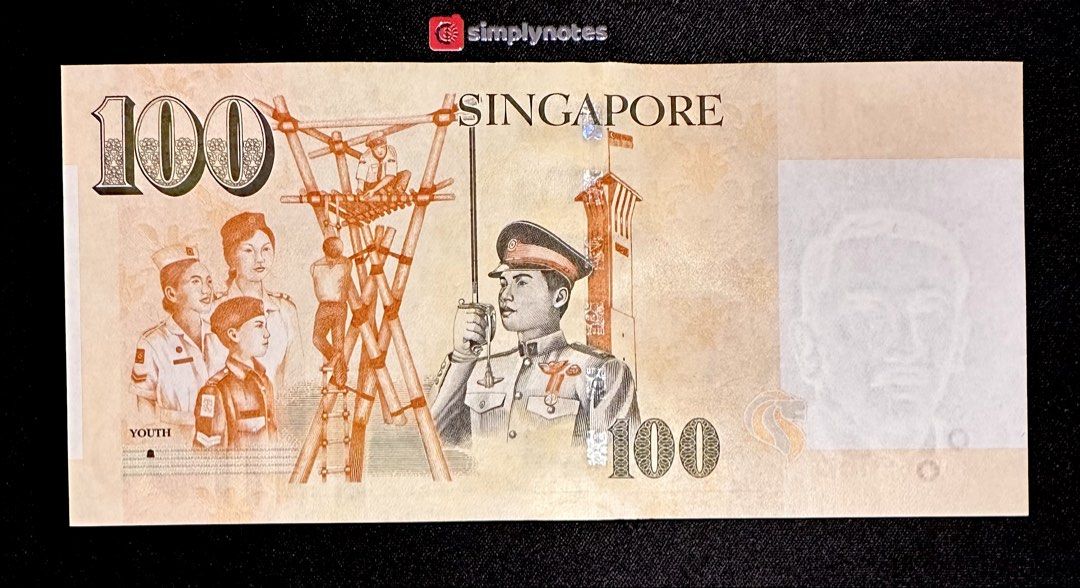 866666 $100 Almost Solid (Category: Currency) located in Singapore. Submitted by simplynotes (Listing ID 1451781621, Image 3). Description: Portrait $100 Banknote 4BH866666 Almost Solid Like New / About UNC / AUNC.