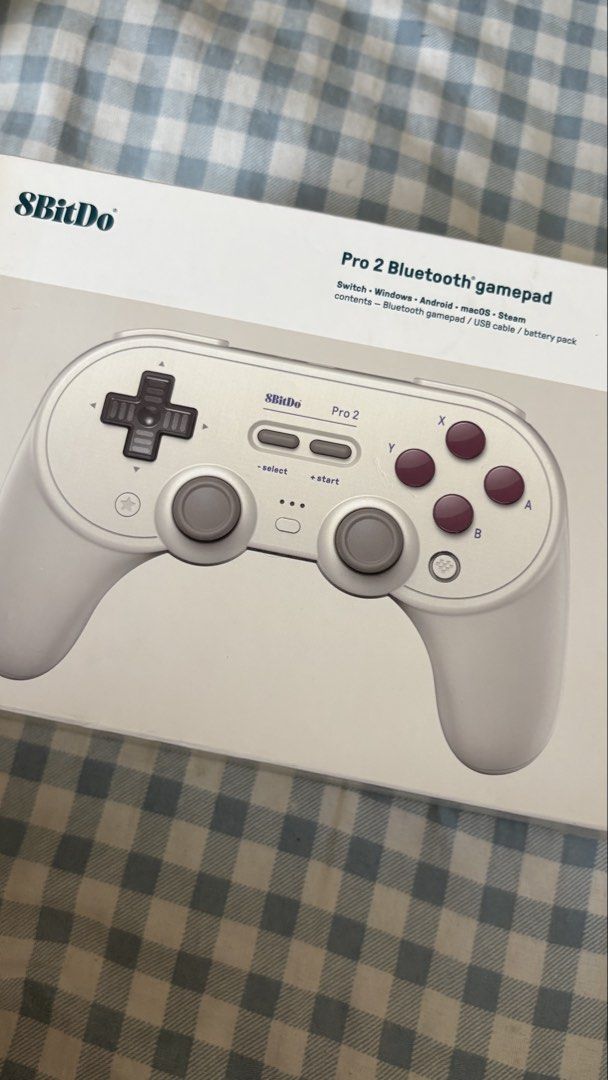 8BitDo Pro 2 Bluetooth Gamepad for Switch, Windows, Android, macOS (Category: Controllers) located in San Fernando. Submitted by augcc08 (Listing ID 1451724405, Image 1). Description: 8BitDo Pro 2 Bluetooth Gamepad - Compatible with Switch, Windows, Android, and macOS - Includes USB cable and battery pack - Ideal for gaming on multiple devices - Reason for selling: not being used Includes connector and case Loc: San Fernando Pampanga.