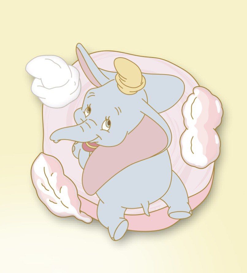 (徵) 迪士尼小飛象徽章 Disney Dumbo pin （分類：復古收藏品）位於 Hong Kong。 由 eelainel 提交（商品編號 1451839800，圖片 1）。簡介： (徵) 迪士尼小飛象徽章 Disney Dumbo pin。