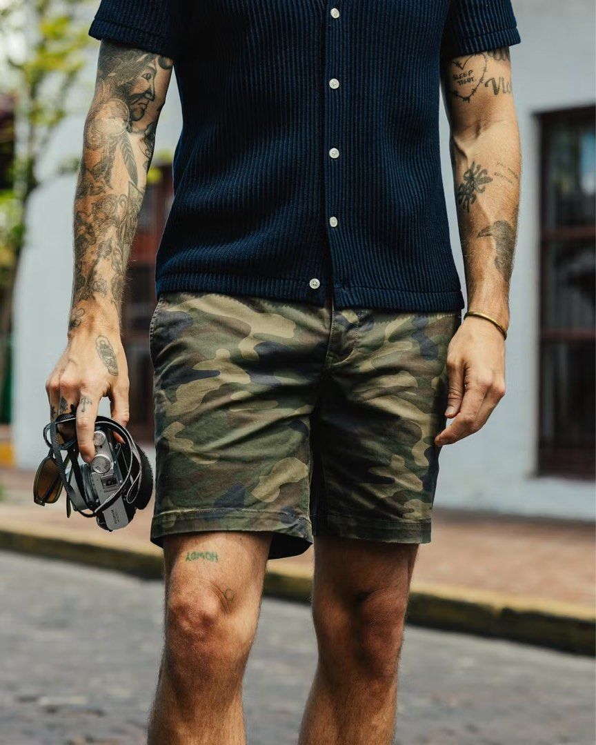 由 isola_bella (刊登 ID 1451709489，圖片 2) 提交，位於 台北市 (Taipei) 的 Abercrombie & Fitch Camouflage Shorts W32 (類別：短褲)，說明：。