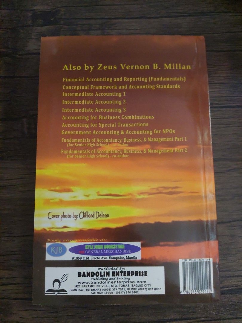 Accounting for Special Transactions 2022 by Millan (Category: Textbooks) located in Manila. Submitted by izzybellz (Listing ID 1451754662, Image 2). Description: - official 2022 Edition - Authors: Patricia M. Empleo and Nenita S. Robles - Good studying material for accounting subjects like SpecTrans and AFAR ☆ NO HAGGLING (Listed Price= Lowest Price) 💰 Mode of Payment: - GCash (PAYO; 50% DP to reserve) - COD (only if via meet up) 🚚 Mode of Deli
