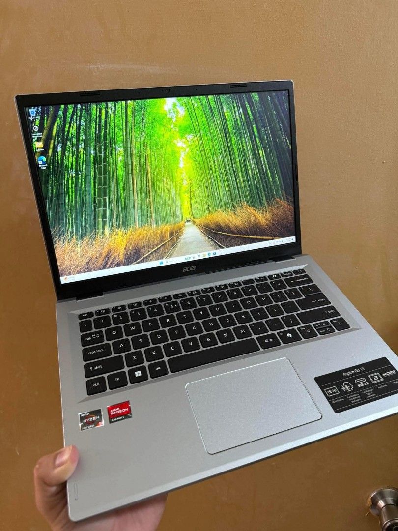 Acer aspire go 14 (Category: Laptops & Notebooks) located in Manila. Submitted by happyearth.953a15 (Listing ID 1451797267, Image 1). Description: Acer aspire go 14 Ryzen 5 7520U Amd Radeon TM graphics 8gb ram 512gb nvme Windows 11 pro OS Unit with charger No issue ✅ Tested ✅ 💸💸 18,000 Location: San Andres bukid manila Pick up or meet up.