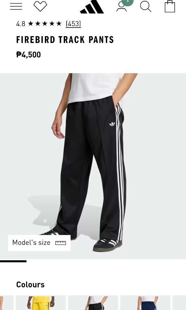 ADIDAS FIREBIRD TRACK PANTS with White Stripes (Category: Joggers) located in Dinalupihan. Submitted by treasuretrove17 (Listing ID 1451710884, Image 2). Description: PRICE🏷️ 700 Dimes Length: 40" Waist : 30" fit in 36" Inseems : 32" Rise : 8 Thighs : 11" Hem : 7.5" 📌 SEE THE DETAIL'S in PHOTO 📌Color may vary due to lighting 📌PM for more Details 📌NO COD/ Payment through Gcash 📌 Courier : J&T 🚛 - Classic black Adidas track pants - Iconic wh