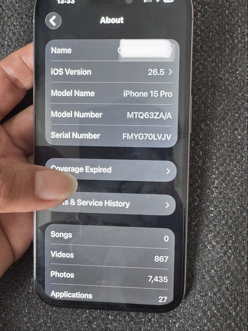 Apple iPhone 15 Pro Natural Titanium 128GB, 手提電話, 手機, iPhone, iPhone 15 ...