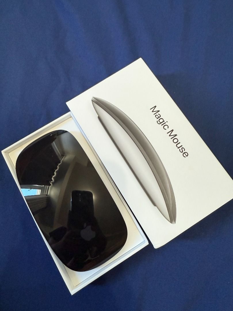 Magic Mouse Black (USB-C to Lightning Cable) with Box⁠ (Category: Mouse & Mousepads) located in Manila. Submitted by jjuneeee (Listing ID 1451868740, Image 1). Description: Selling my Apple Magic Mouse (Black). * Opened and tested once to check functionality, never used after that. * Like new condition. No scratches. * Comes with original box and original braided USB-C to Lightning cable (unwrapped/unused). * 100% authentic Apple product. .